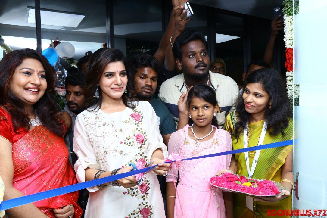 Samantha at Vcare Hair Clinic's 32nd Branch Inauguration at Madurai Gallery  - Social News XYZ