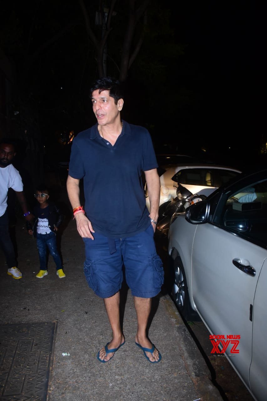 Chunky Pandey Spotted At Salon In Bandra - Gallery - Social News XYZ