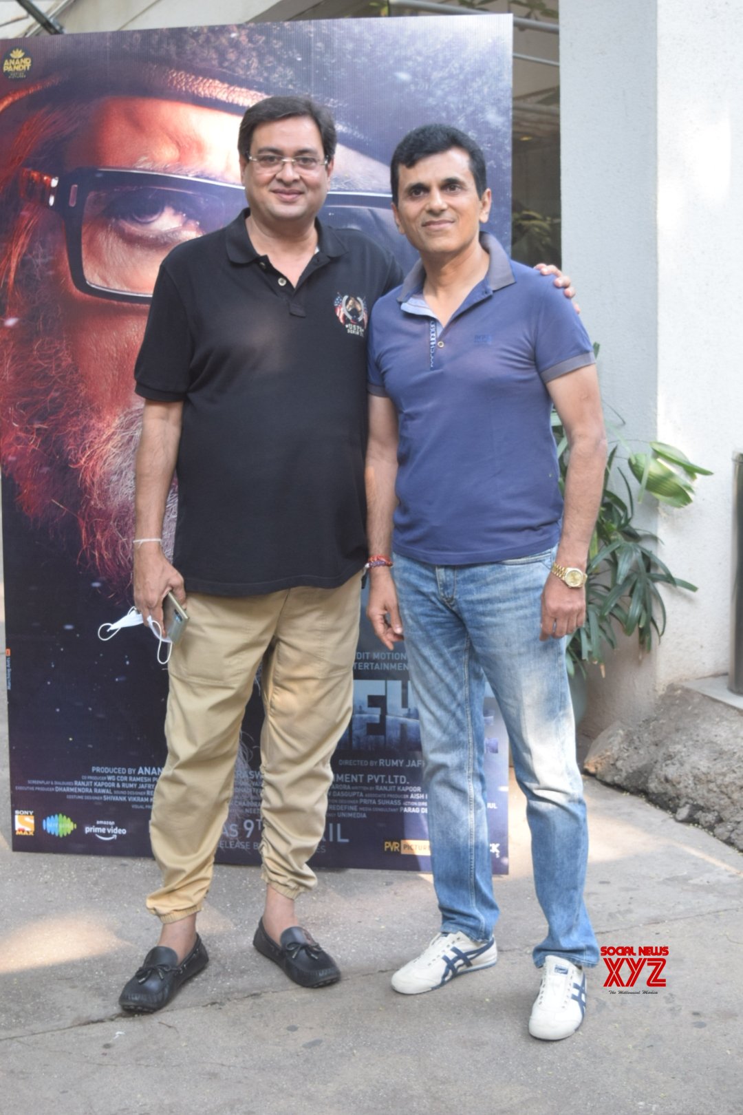 Rumi Jaffery Anand Pandit And Alfiya Jaffery Attend Chehre Trailer