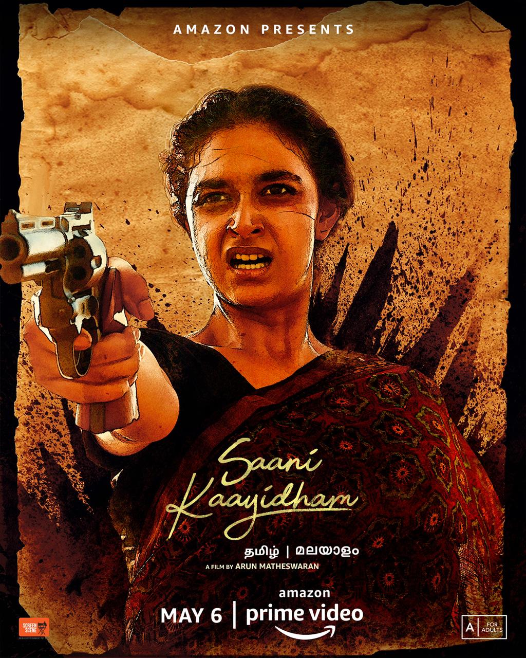 Saani Kaayidham (2022) Tamil 720p HEVC HDRip x265 AAC ESubs Full Tamil Movie [750MB]