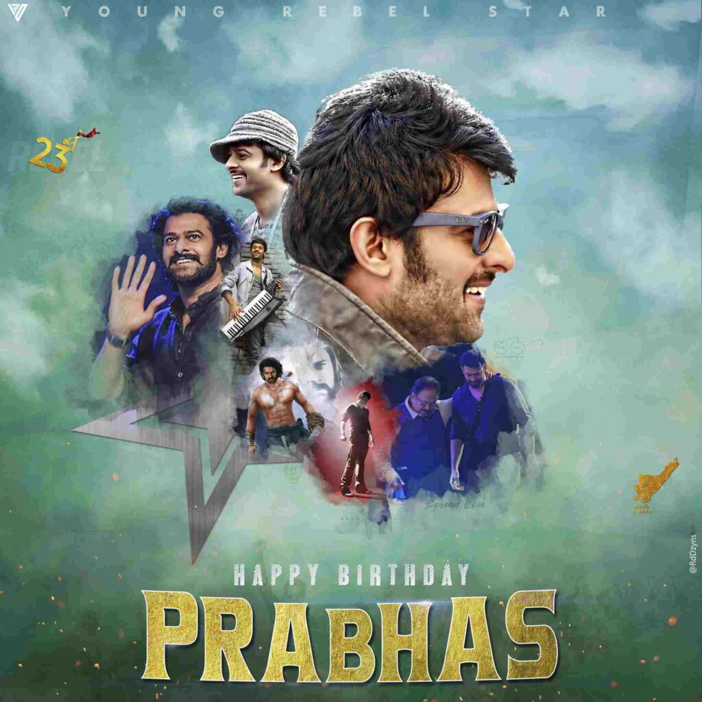 Prabhas Birthday Common DP - Social News XYZ