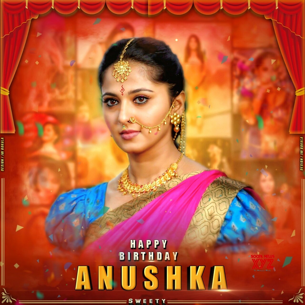 Anushka Shetty Birthday Posters - Social News XYZ
