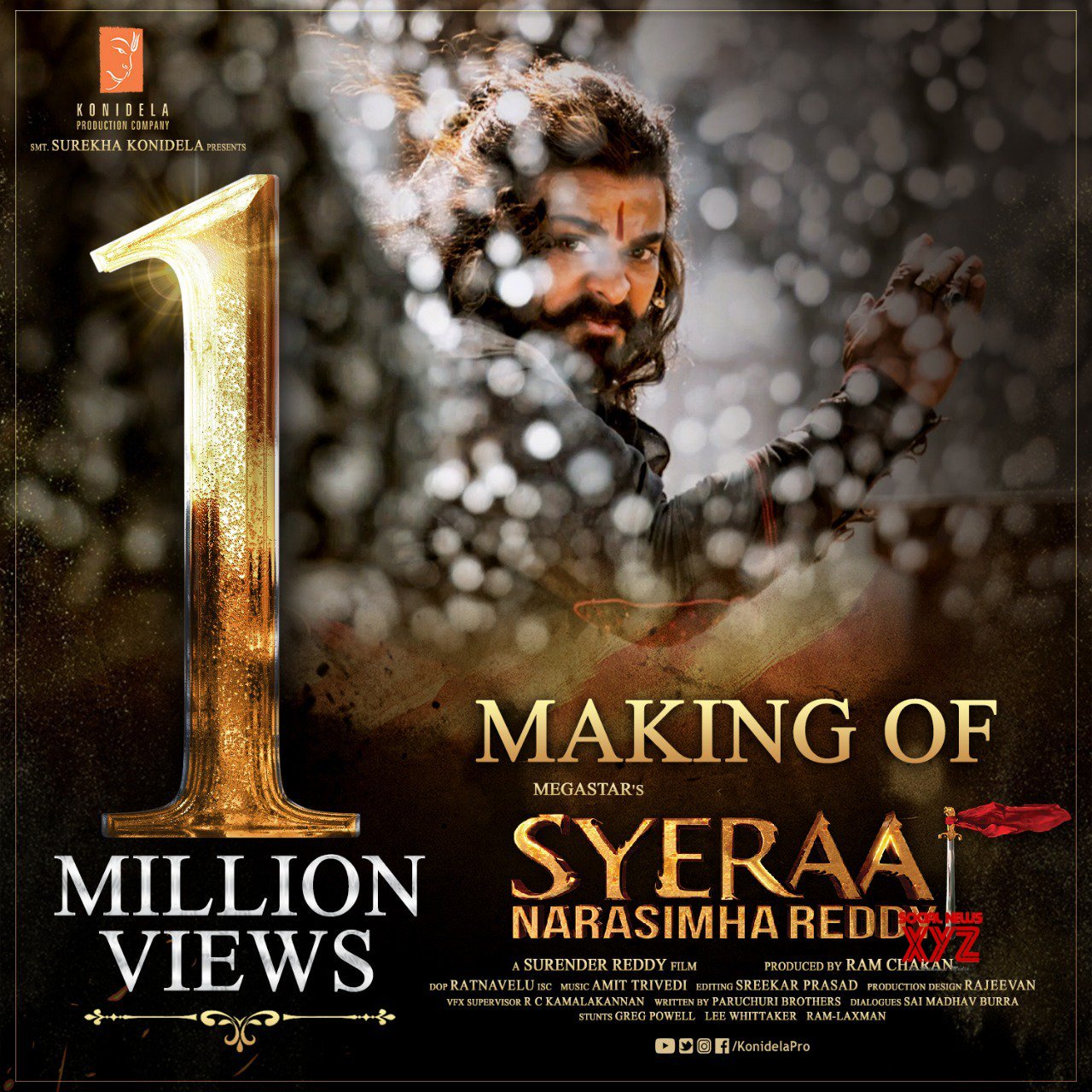 Sye Raa Narasimha Reddy Movie Making Video Goes Past 1 Million Digital ...