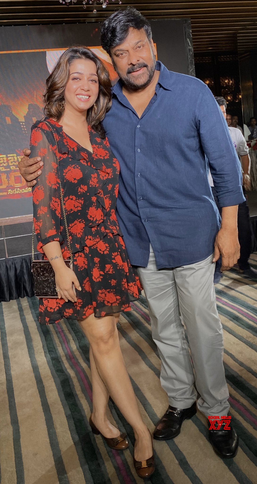 Sy Reddy Charmme Kaur Still With Megastar Chiranjeevi From Sy Raa Narasimha ...