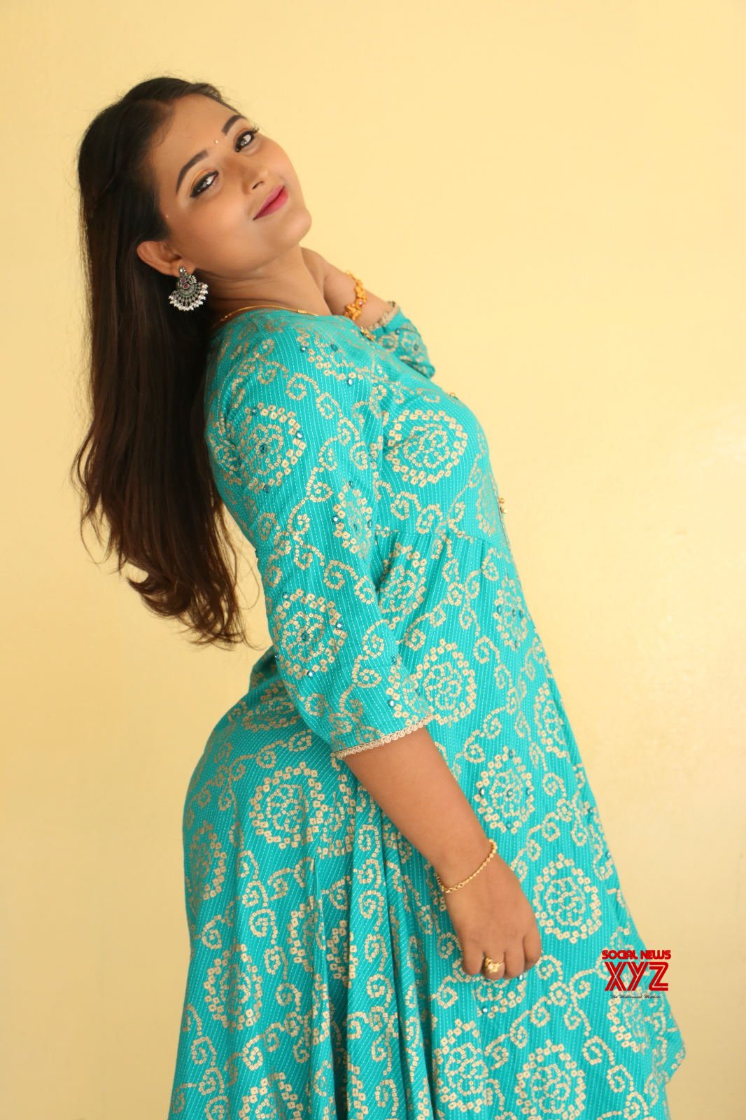 Actress Teja Reddy Stills From Rudra Nagu Movie Opening - Social News XYZ