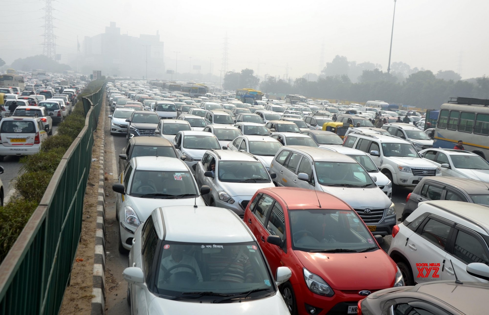 Gurugram Traffic Hit As Police Set Up Barricades On Delhi Gurugram 