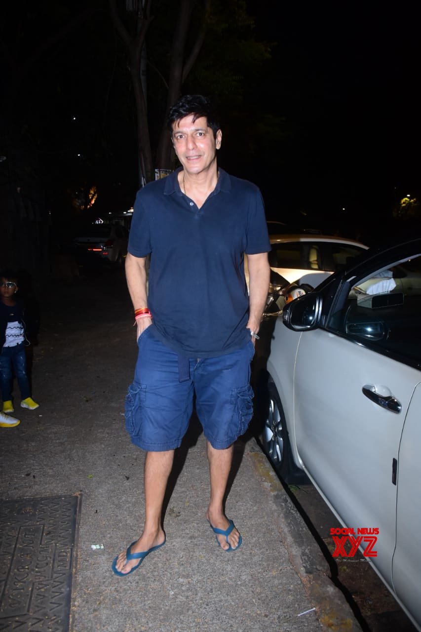 Chunky Pandey Spotted At Salon In Bandra - Gallery - Social News XYZ