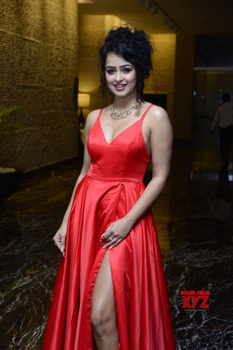 Actress Apsara Rani Red Hot Stills From Krack Movie Pre Release Event ...