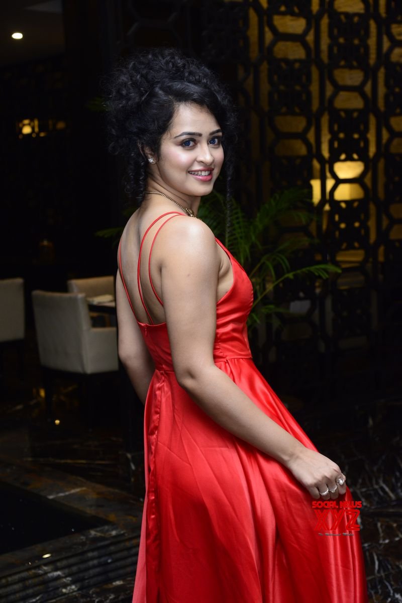 Actress Apsara Rani Red Hot Stills From Krack Movie Pre Release Event ...