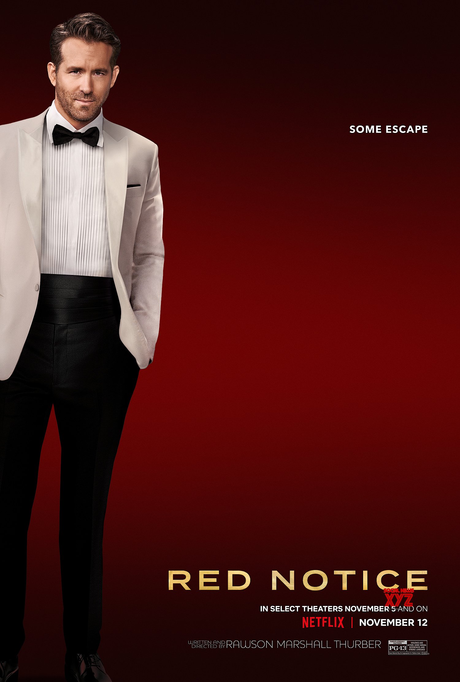 Red Notice Movie HD Posters Social News XYZ