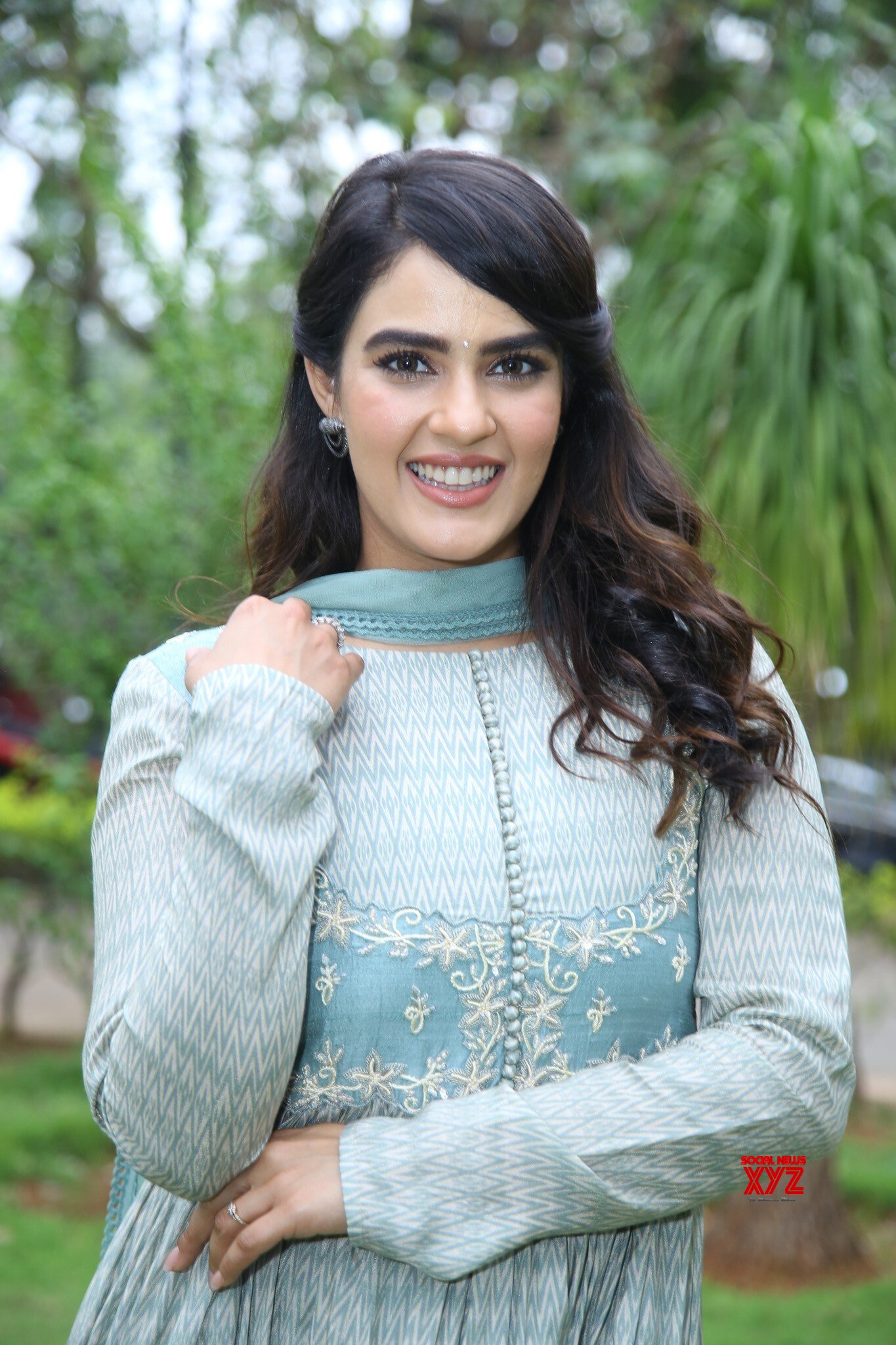 Actress Kavya Tappar Glam Stills From Bichagadu 2 Movie Press Meet ...