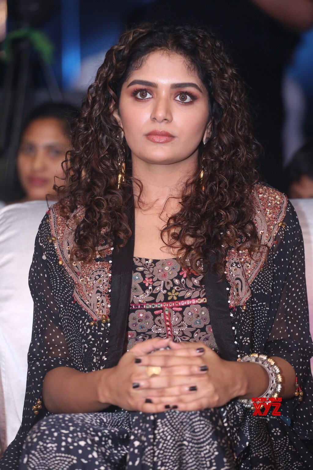 Actress Aditi Shankar Glam Stills From Mahaveerudu Pre Release Event