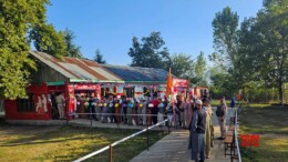 Kupwara : Voters line up at a polling booth during the third phase of Jammu and Kashmir Assembly Elections in Kupwara on Tuesday, October 01, 2024. (Photo: IANS)