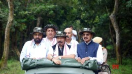 Bagori: Minister for Animal Husbandry and Veterinary of Assam Atul Bora, Assam Minister of Environment and Forest Chandra Mohan Patowary and Cabinet Minister Keshab Mahanta  attend the reopening of the world-renowned Kaziranga National Park & Tiger Reserve for the new tourism season during a programme in the Western Range, Bagori. Tuesday, October 1, 2024. (Photo: IANS)