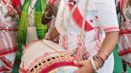 Bishunpur: JMM MLA Kalpana Murmu Soren during a  public meeting organised during Mainiya Samman Yatra in Bishunpur  on Monday, October 7, 2024. (Photo: IANS)