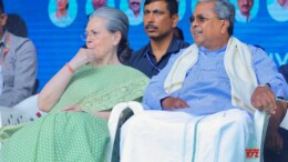 Wayanad: Congress Parliamentary Party chairperson Sonia Gandhi , along with Karnataka Chief Minister Siddaramaiah during a public meeting for the Wayanad by-elections in Wayanad on Wednesday, October 23, 2024. (Photo: IANS)
