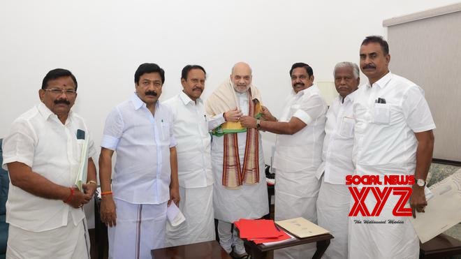 EPS meets Amit Shah in Delhi, speculations rife on possible renewal of AIADMK-BJP alliance EPS meets Amit Shah in Delhi, speculations rife on possible renewal of AIADMK-BJP alliance