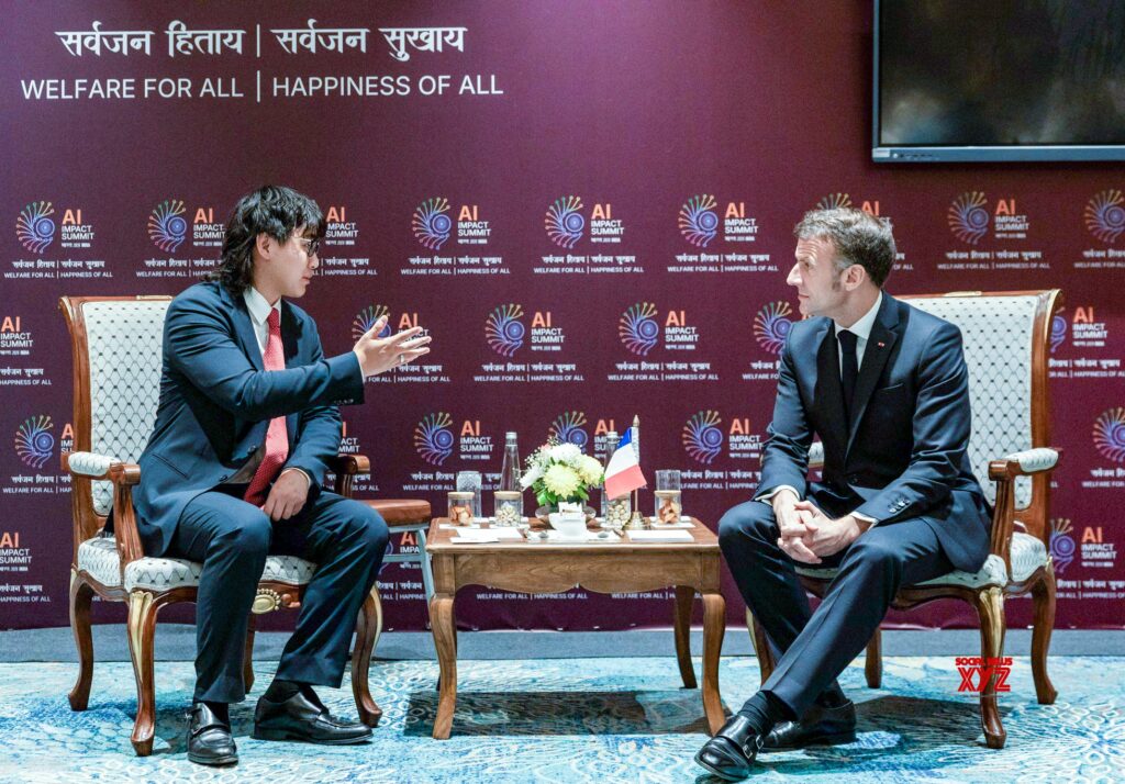 French President meets Meta Chief AI Officer at India AI Impact Summit ...