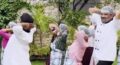 Ram Charan’s baby girl Klin Kaara says ‘love you Nanna’ as their staff grooves on ‘Chikri Chikri’